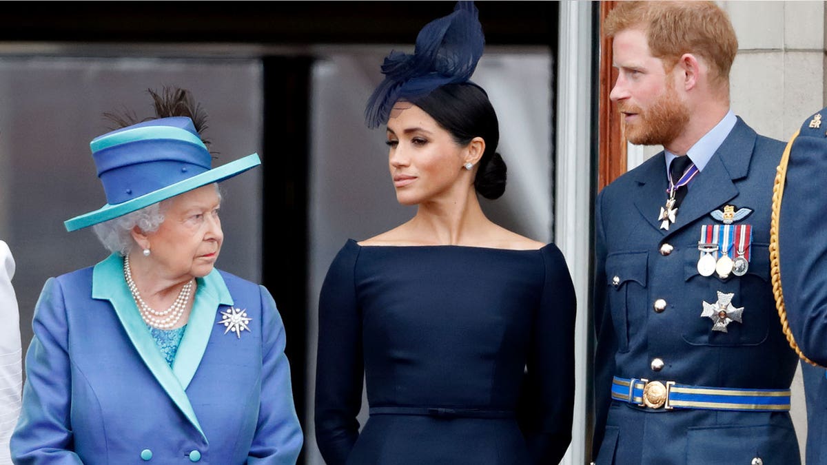 Queen Elizabeth, Meghan Markle, Prince Harry