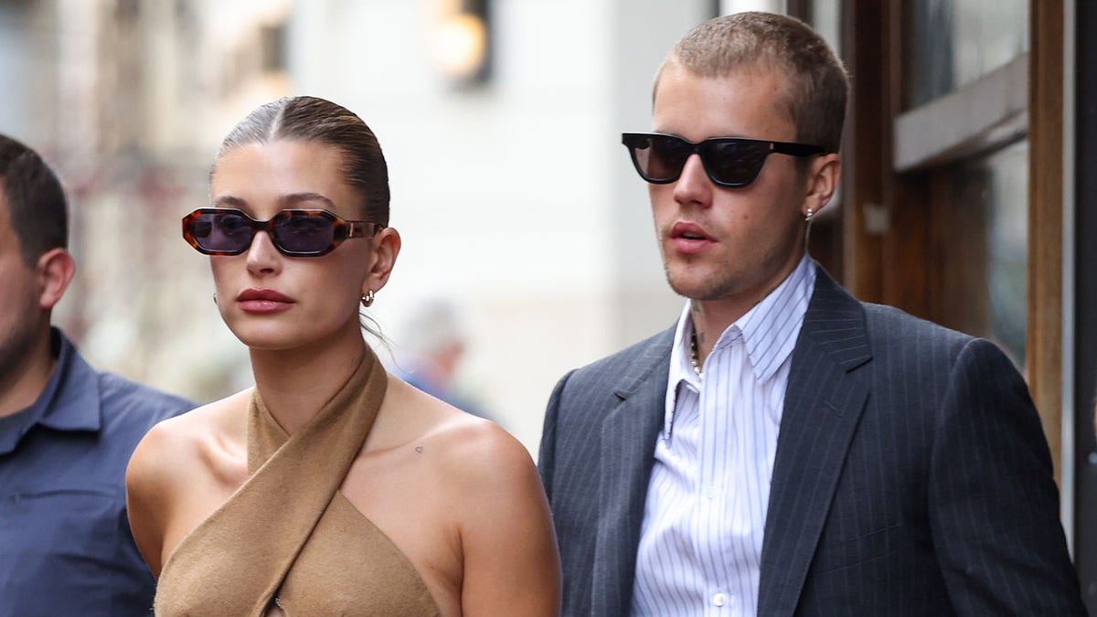 Hailey and Justin Bieber spotted out and about