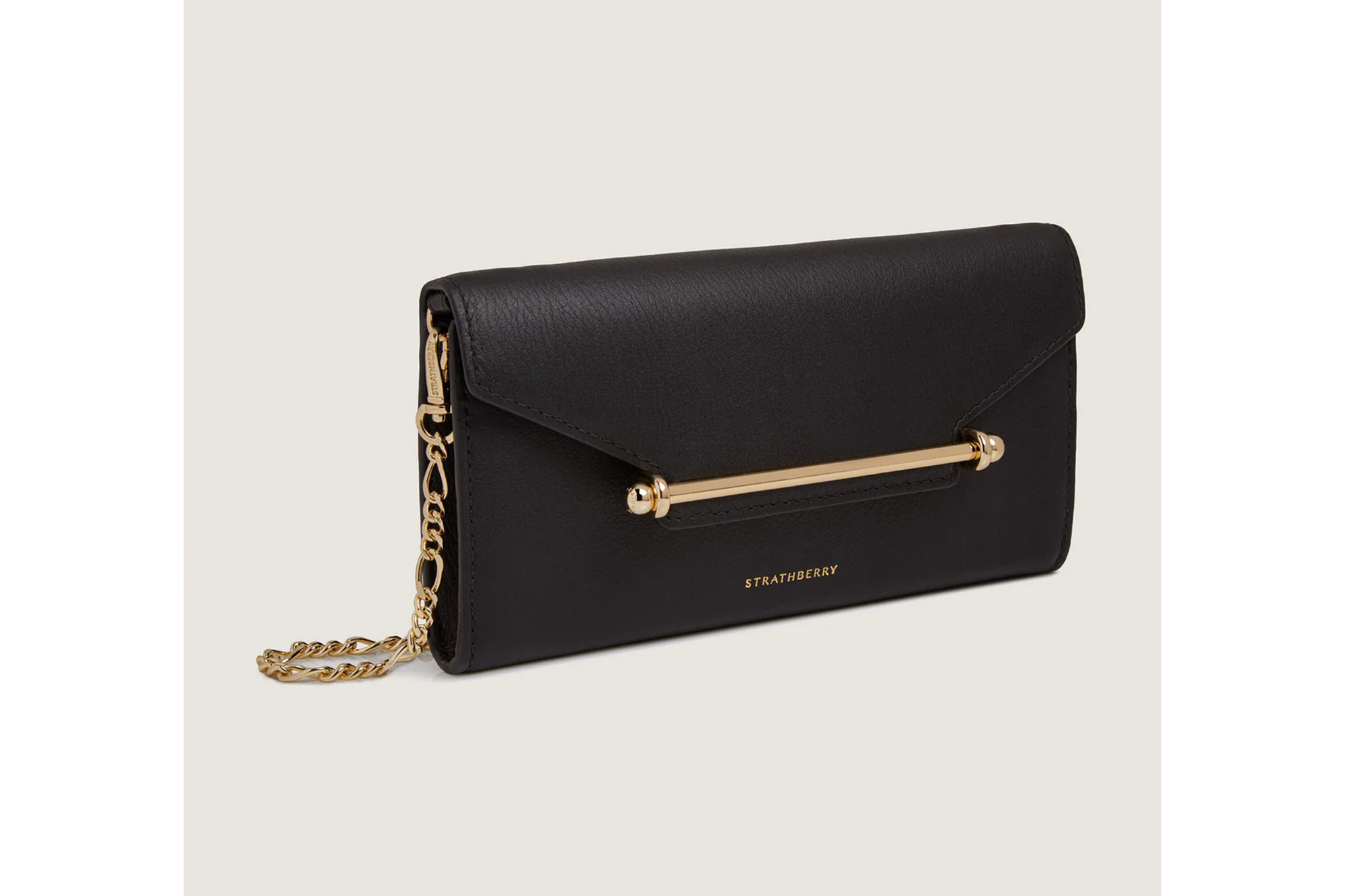 A Strathberry chain wallet