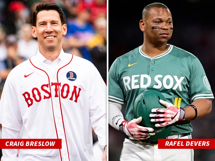 Craig Breslow and rafel devers getty 1