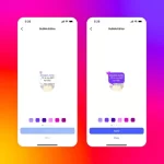 Instagram Adds Colored Backgrounds and Emojis to Notes