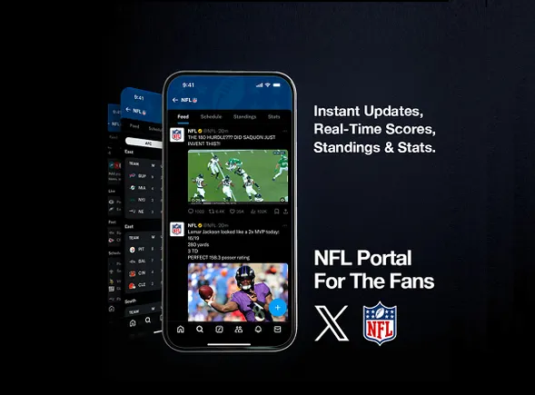 X Updates NFL Portal for 2025-26 Season