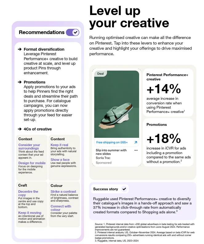 Pinterest Path to Performance