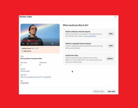 YouTube Previews Its Upcoming Likeness Detection Tool