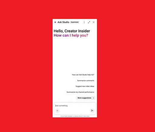 YouTube Shares More Info on Its ‘Ask Studio’ AI Bot