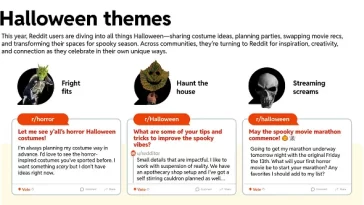 Reddit Highlights Halloween Marketing Opportunities