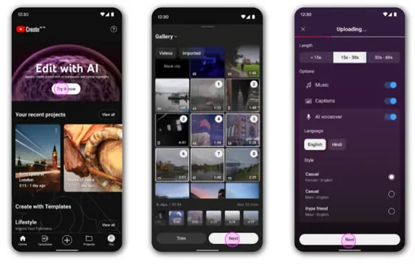 YouTube Edit with AI