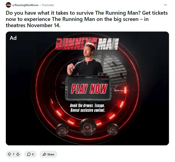 Reddit interactive ads