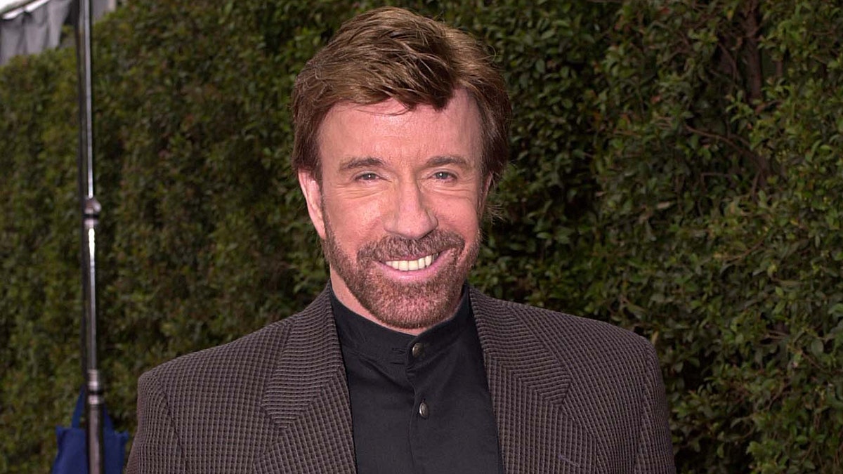 Chuck Norris smiling 