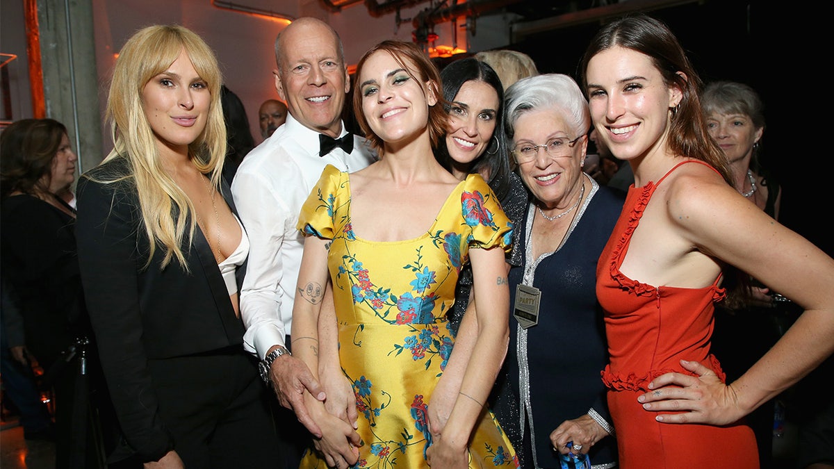 Bruce Willis Comedy Central Roast with family