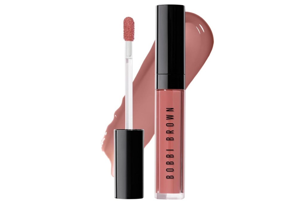 Bobbi Brown Buff color lip gloss, with an applicator.
