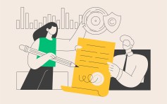 Artist licensing contract, intellectual property agreement, electronic copy sales, software copyright, record label abstract metaphor.