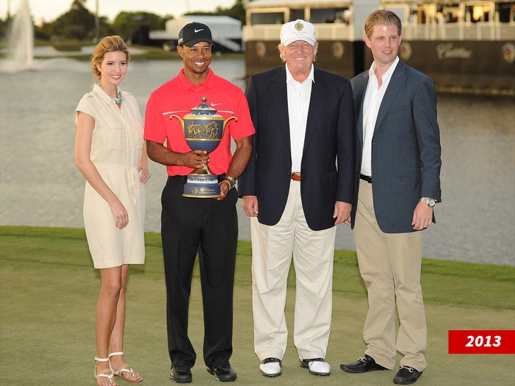 tiger woods donald trump 2013 getty 1