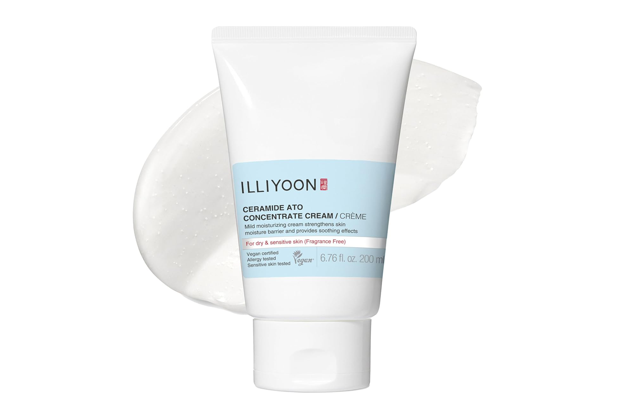 ILLIYOON Ceramide ATO Concentrate Cream for dry and sensitive skin.