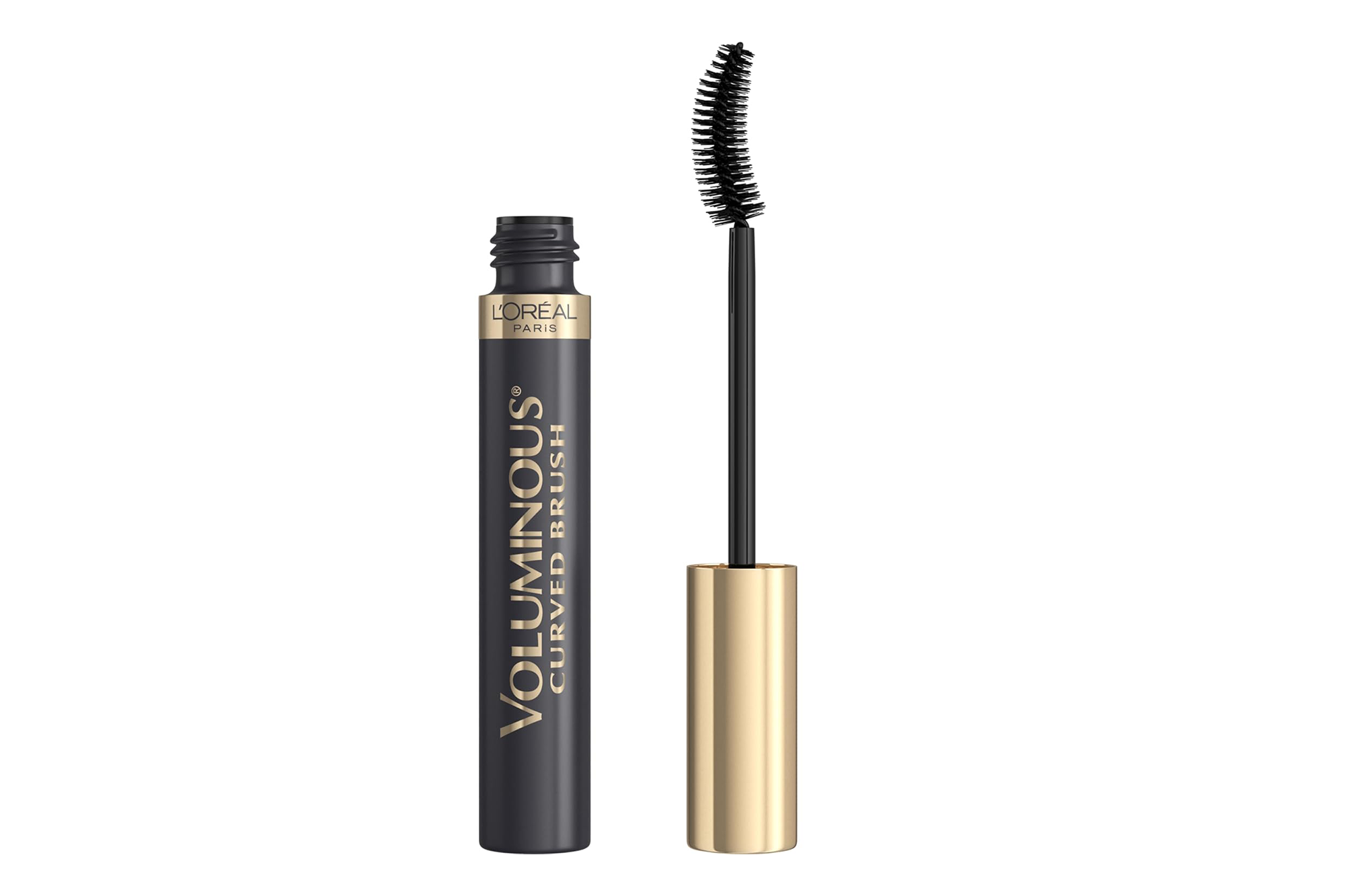 L'Oreal Voluminous Curved Brush mascara.