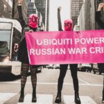 Pussy Riot Protests Tech Company for 'Powering Russian War Crimes'