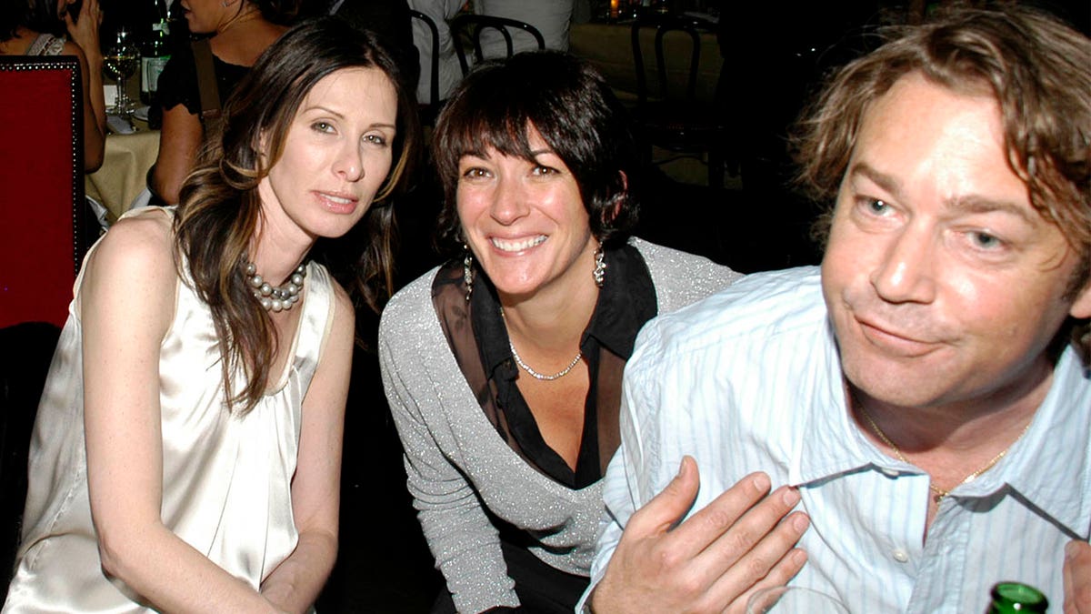 Carole Radziwill, Ghislaine Maxwell and Alex Konheim