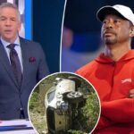 NBC host awkwardly apologizes for showing wrong Tiger Woods car crash after latest DUI arrest