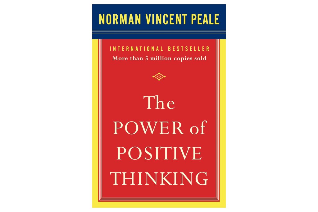 Book cover for "The Power of Positive Thinking" by Norman Vincent Peale.