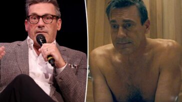 Jon Hamm denies using a 'butt double' during steamy 'Your Friends & Neighbors' Season 2 appearance