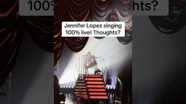 Jennifer Lopez Singing 100% Live! Thoughts?