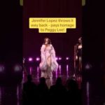 Jennifer Lopez Throws It Way Back - Pays Homage To Peggy Lee!