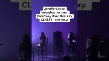 Jennifer Lopez Unleashes Her Inner Broadway Diva! This Is So CLASSY - And Sexy!