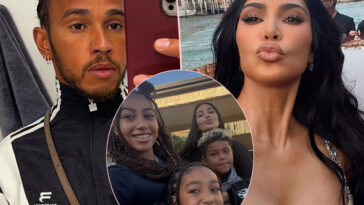 The Real Reason Kim Kardashian Brought Her Kids To Japan With Lewis Hamilton!