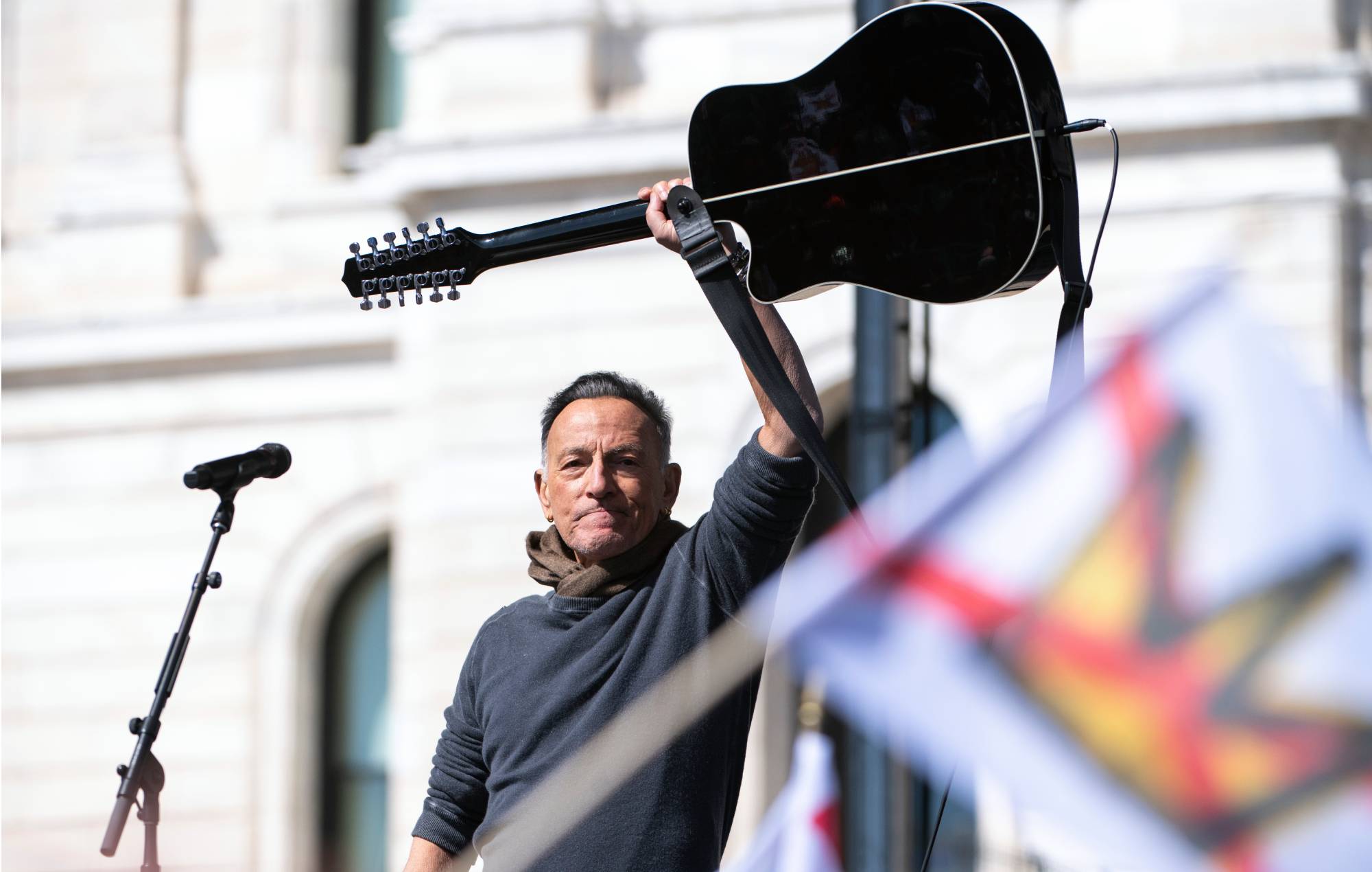 Watch Bruce Springsteen play 'Streets Of Minneapolis' at anti-Trump 'No Kings' protest in Minnesota