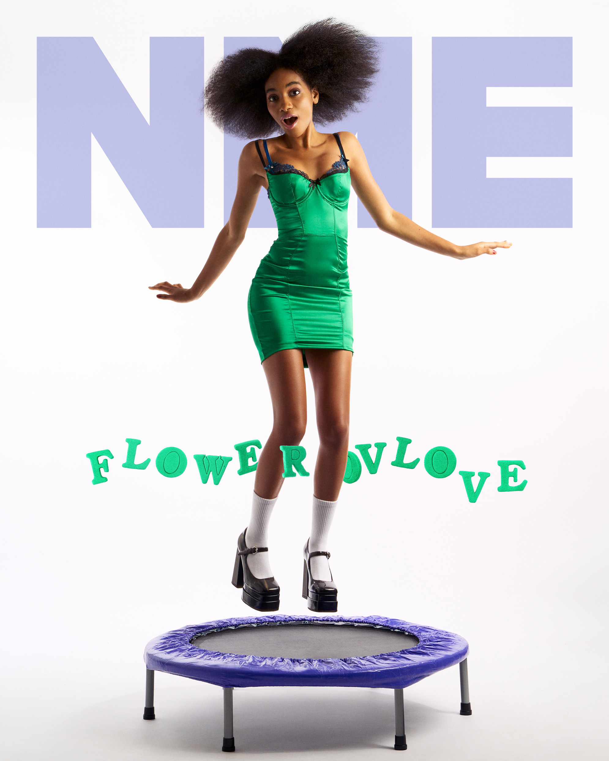 Flowerovlove on The Cover of NME (2026), photo by Emily White