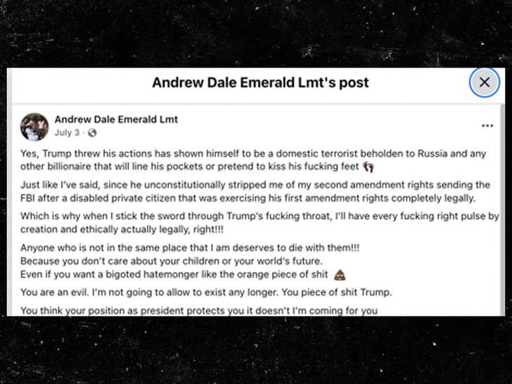 andrew dale facebook post