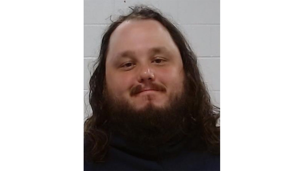 Booking photo of singer Tanner Usrey provided by the McKinney Police Department following a DUI arrest in Collin County, Texas.