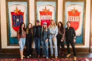 Pictured (L-R): Allie Sisoian (Manager, Red Light Management), Lizzy Rector (Publishing Director, Big Loud Texas Publishing), Jon Randall, Miranda Lambert, Julianna Rankin, Anna Weisband (SVP, Creative A&R, Sony Music Publishing Nashville), Brendon Anthony (VP, Big Loud Texas)
