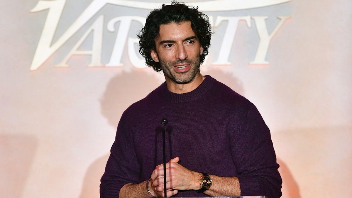 Justin Baldoni speaking onstage at Variety Faith and Spirituality in Entertainment Honors