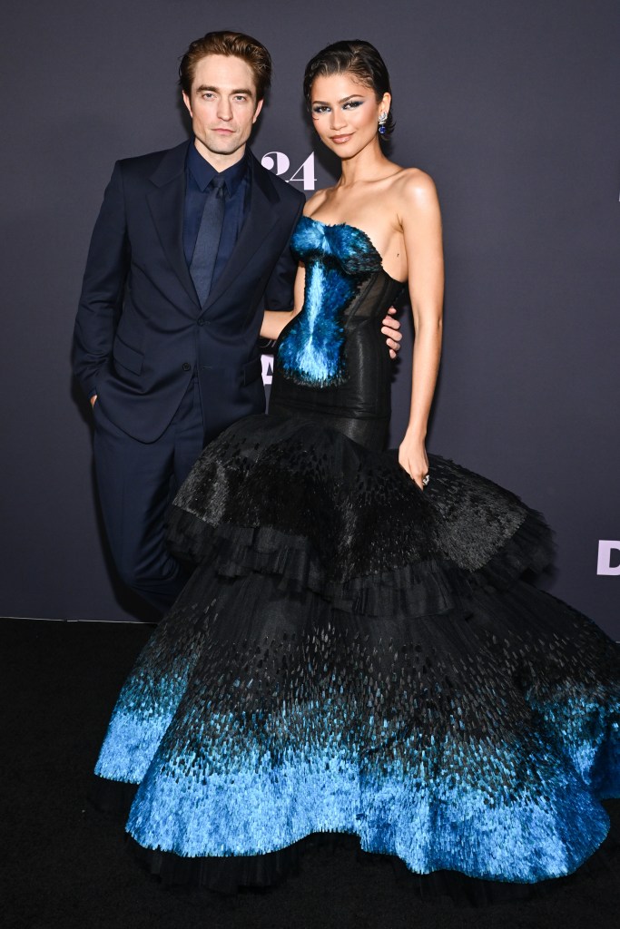 Robert Pattinson and Zendaya attend the premiere of "The Drama" 