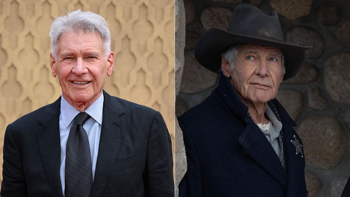 Harrison Ford and Harrison in 1923