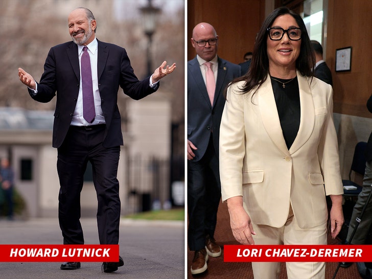 howard lutnick and Lori Chavez-DeRemer getty 1