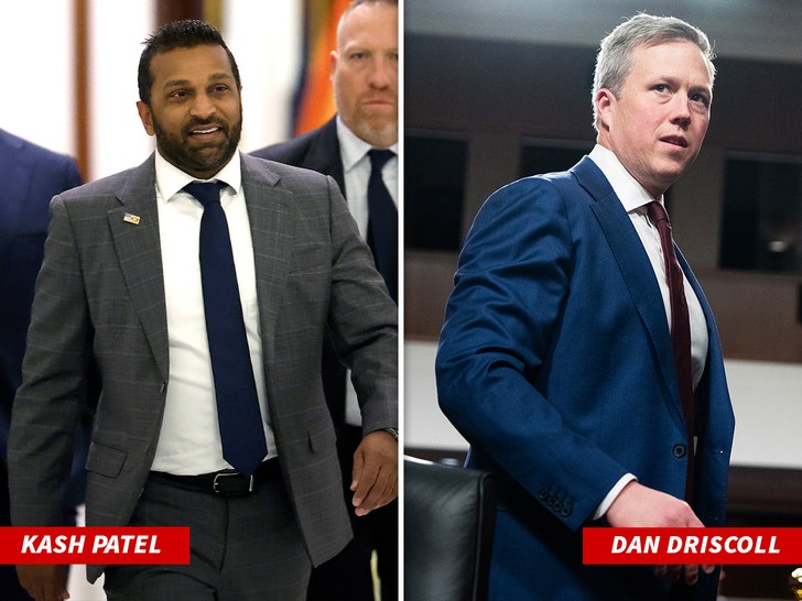 kash patel and Dan Driscoll getty 1