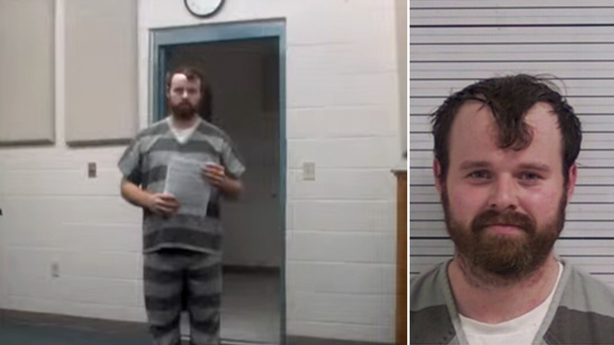 Joseph Duggar standing in court during a hearing