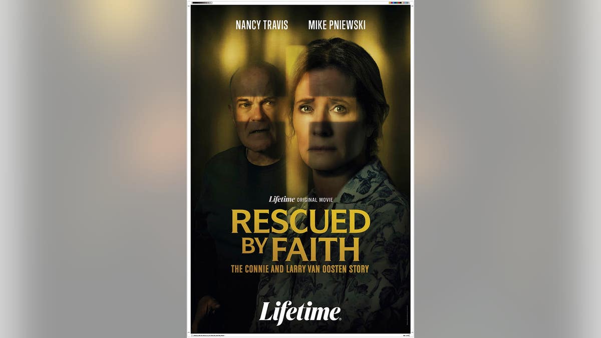 Lifetime's "Rescued by Faith" film poster.