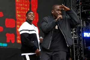 PHILADELPHIA, PENNSYLVANIA - JUNE 01: Pusha T and No Malice of Clipse perform during Roots Picnic 2025 at The Mann at Fairmount Park on June 01, 2025 in Philadelphia, Pennsylvania.  (Photo by Taylor Hill/Getty Images for Live Nation Urban)