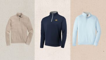 Best Quarter Zips for Men to Buy Online 2026: Brooks Brothers, Quince