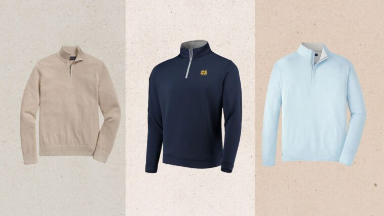 Best Quarter Zips for Men to Buy Online 2026: Brooks Brothers, Quince