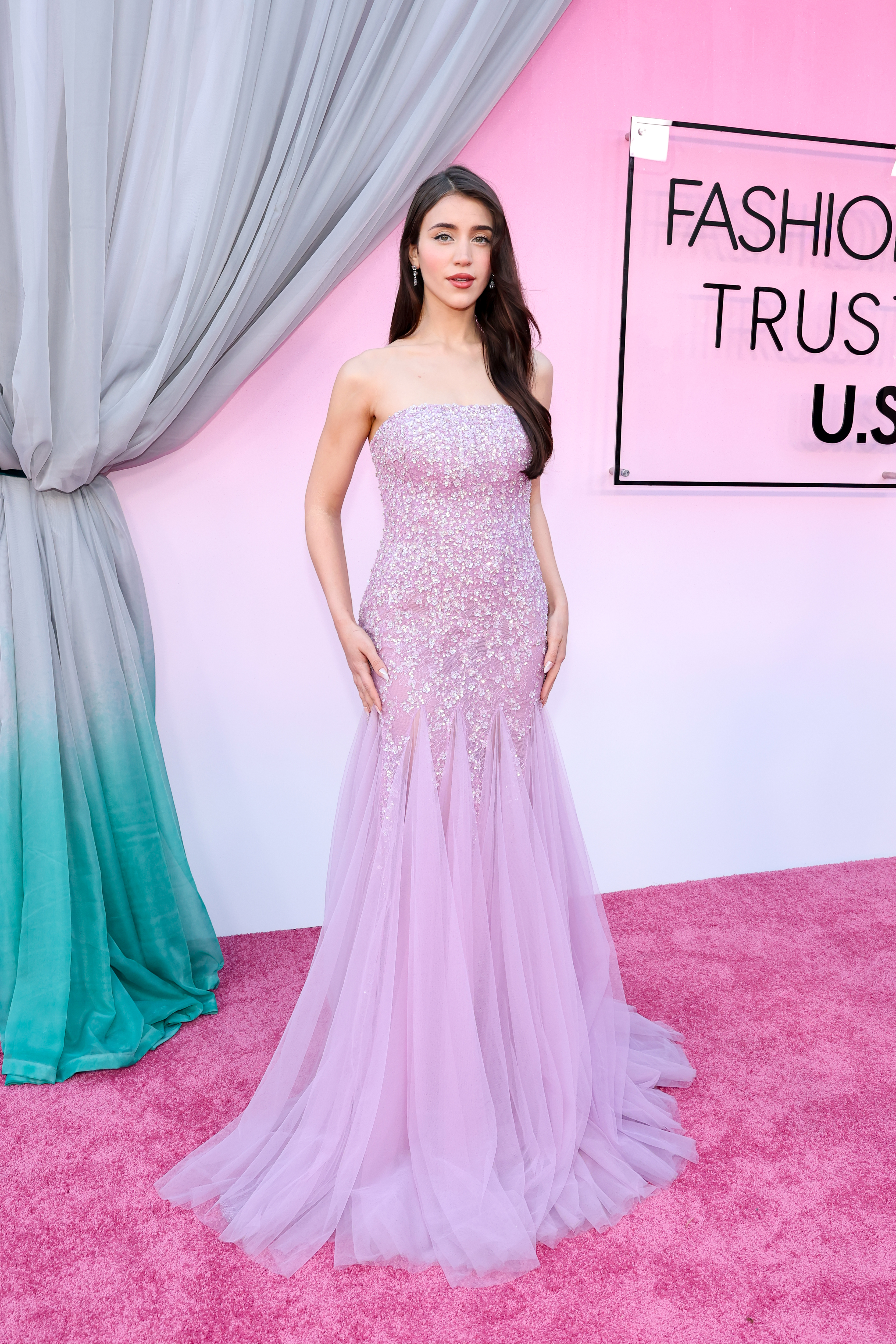 Caylee Cowan attends the Fashion Trust U.S. Awards