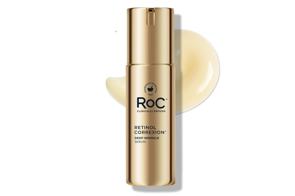 ROC Retinol Correxion Deep Wrinkle Serum.