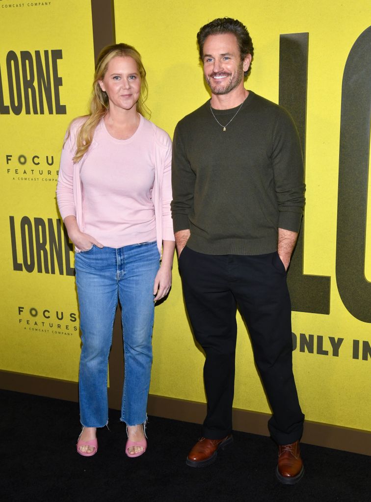 Amy Schumer and Kevin Kane attend the "Lorne" premiere
