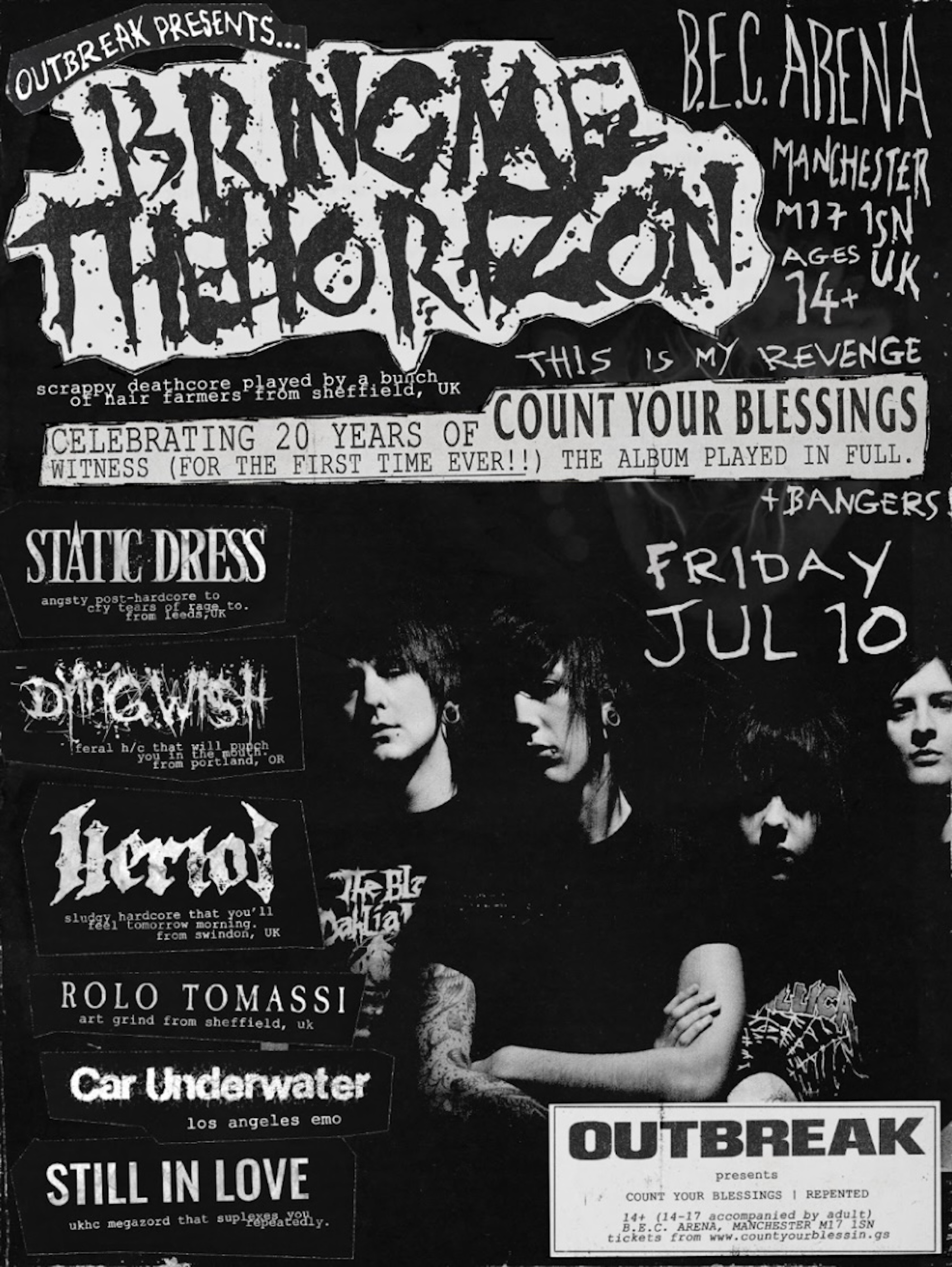 BMTH Outbreak 2026 poster