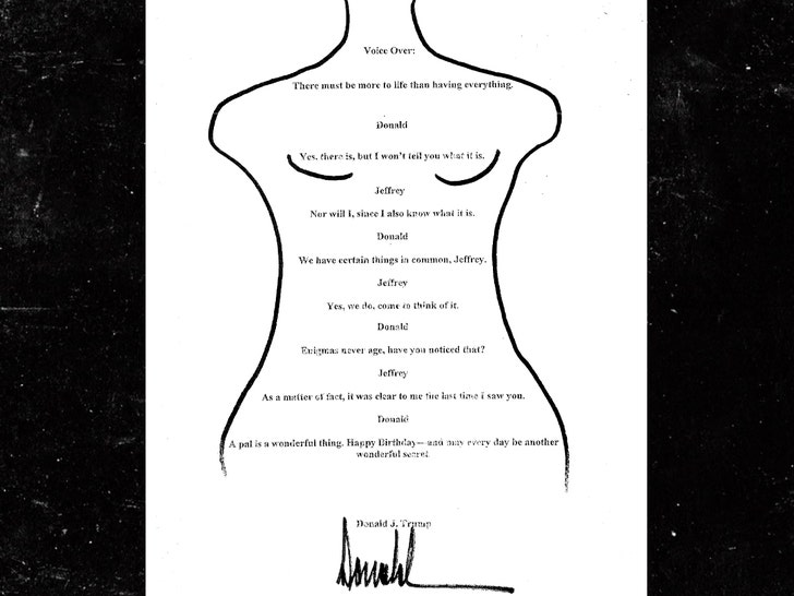 donald trump epstein letter