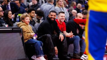 Drake Teases 'Iceman' With Frozen Seats at Toronto Raptors Game