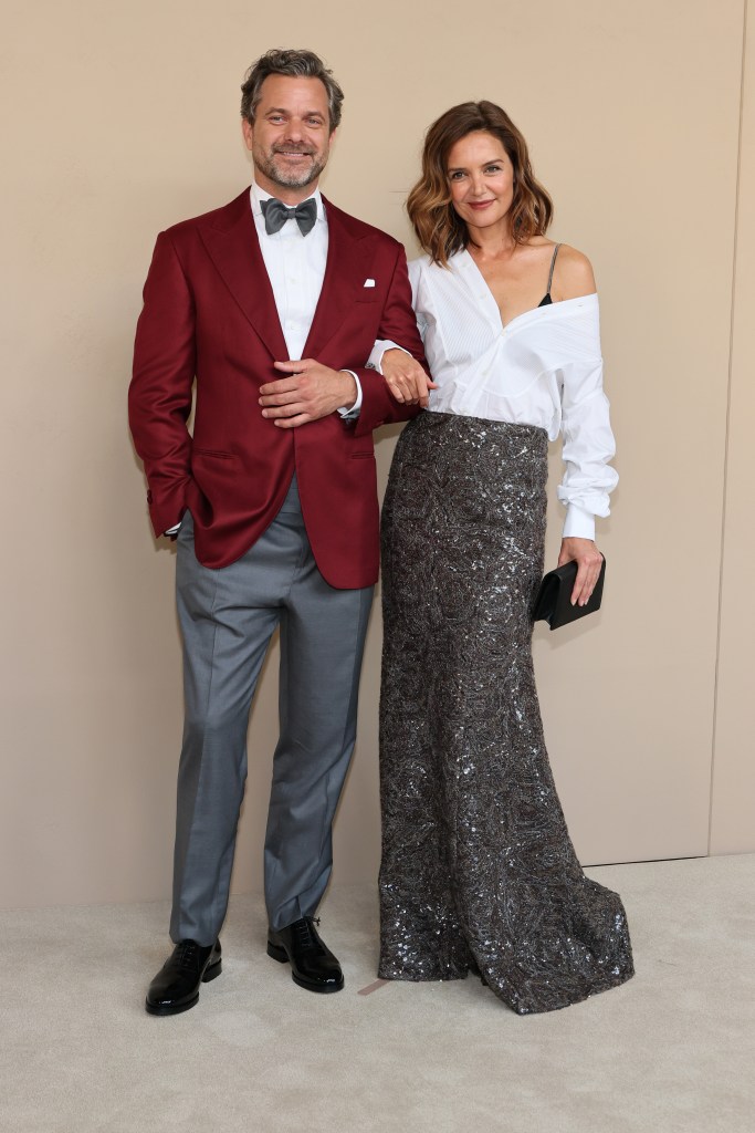 Joshua Jackson and Katie Holmes attends the gala screening of "Brunello: The Gracious Visionary" in New York City.